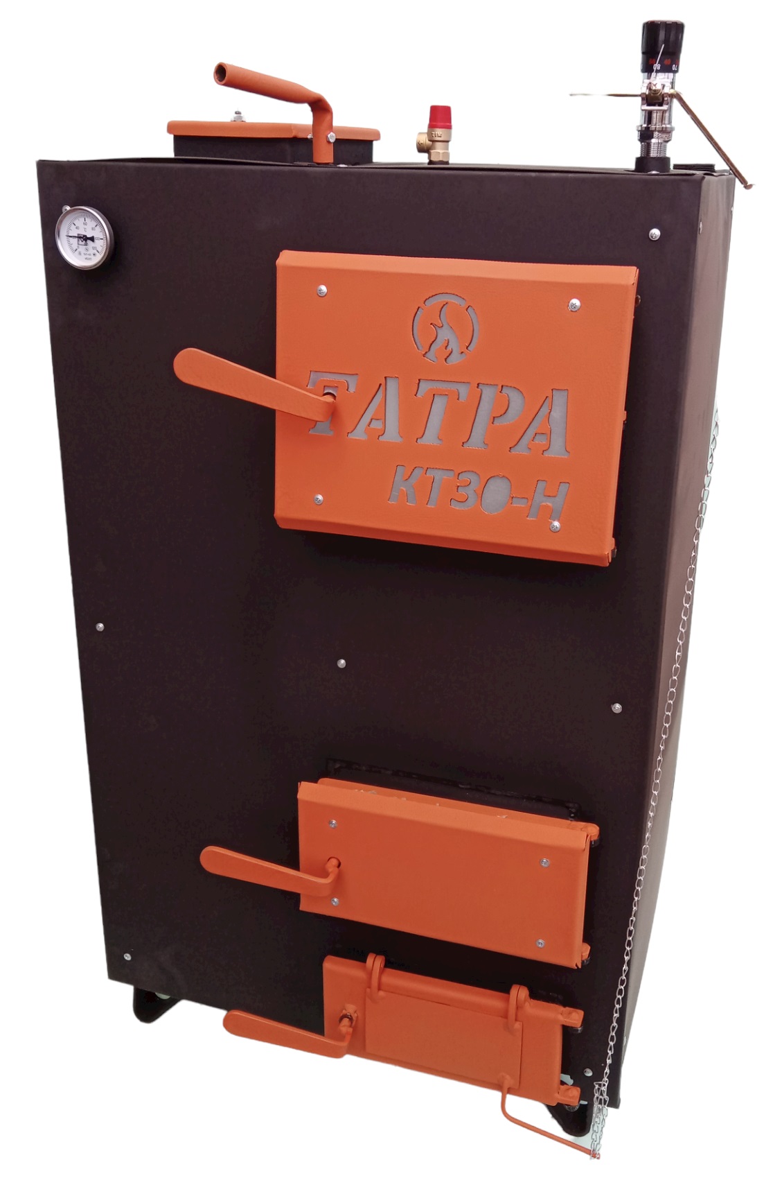 Фото товара Твердотопливный котел Татра КТ30-НЛ1 левое подключение одноконтурный.