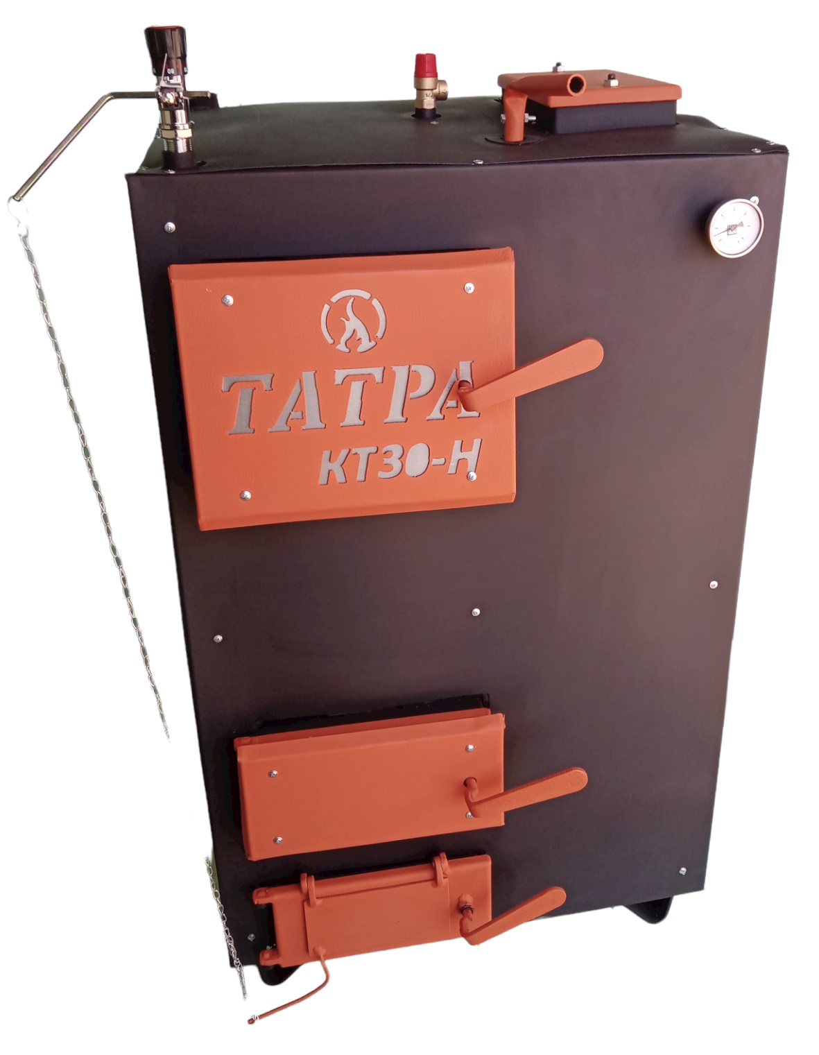 Фото товара Твердотопливный котел Татра КТ30-НП1 правое подключение одноконтурный.