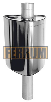 Фото товара Бак для воды Ferrum Комфорт (201/1.0) треугольный на трубе 55л Ф115. Изображение №1