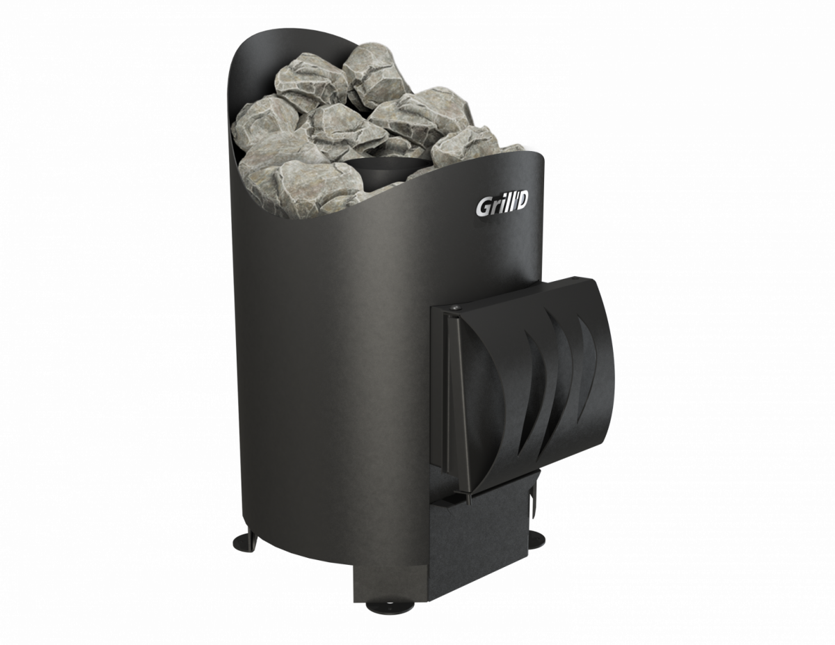 Банная печь Grill'D Aurora mini short black