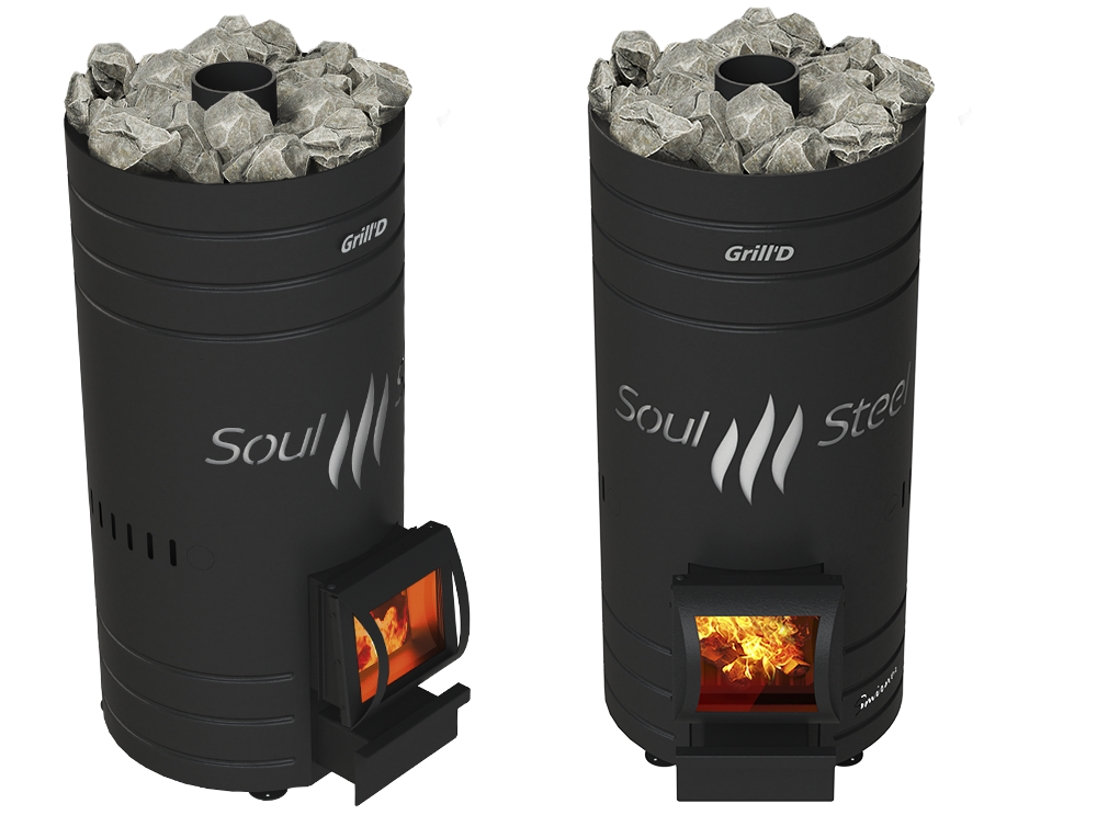 Банная печь Grill'D Bochka 160 Short