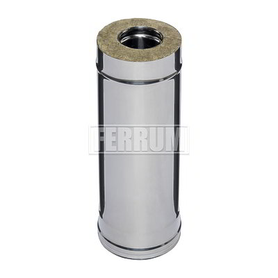 Сэндвич FERRUM 0,5м (430/0,8мм + нерж.) Ф130х200