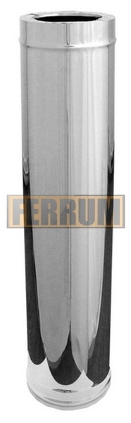 Сэндвич FERRUM 1м (430/0,8мм + нерж.) Ф160х250